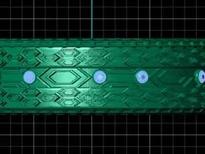 Regal Hexa Pattern Band 3D print model