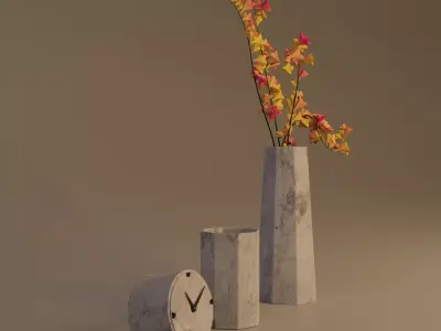 Decorative pieces 3D model
