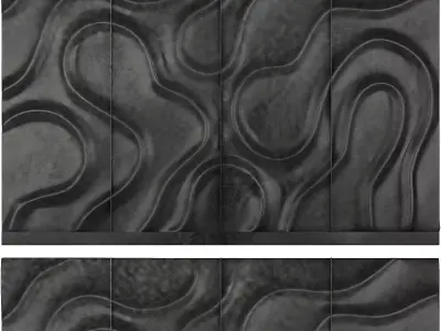 Nebula 3d wall panel 3D model