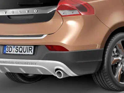 Volvo V40 Cross Country 2013 3D model