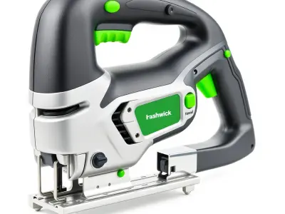 Cordless Electric Jigsaw D Model Pack Low-poly 3D model