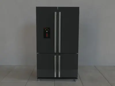 refrigerator futuristic Free 3D model