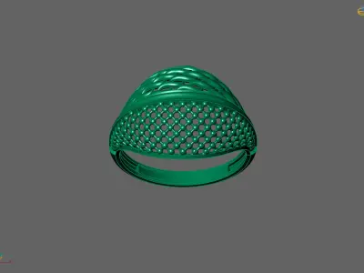 Plain Ring Women Ready STL 3DM Models Womens Rings 3D models 3D print model 23