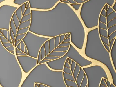 Panel lattice grille 3D 28 3D model