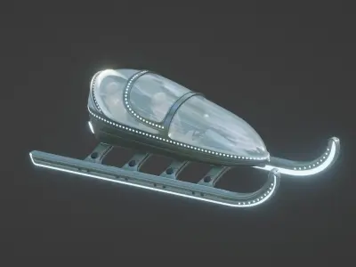 Toboggan 3D model