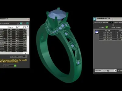 ring code 176 3D print model