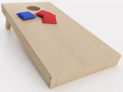 Cornhole Game 3D model