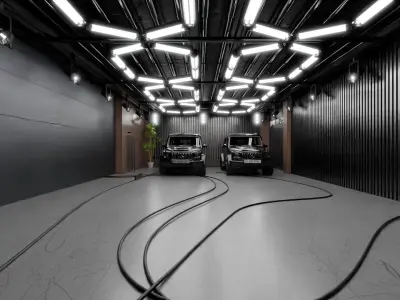 Realistic Detailing Studio 3D Model 3D model