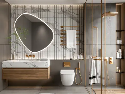 Bathroom 51 3D model