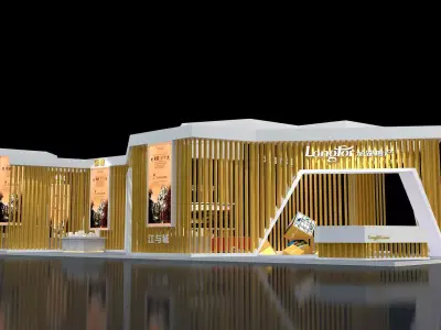 Exhibition - Area - 25X9-3DMAX2010-08 3D model