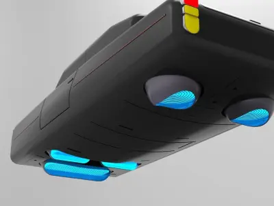 Sci-Fi Car 3D print model