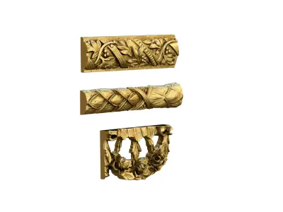 classic decor ornament 12 3D model