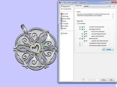 Women pendant 3D print model