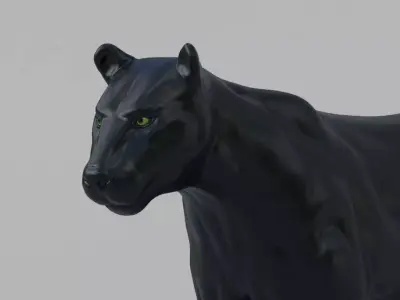Black Panther 3D model