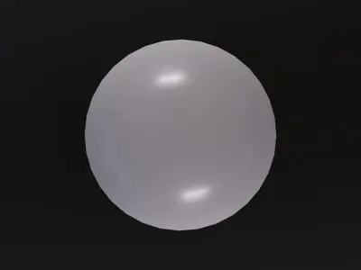Sphere Object 3D Model Low-poly 3D model
