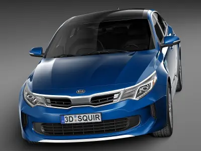 Kia Optima Hybrid 2017 3D model