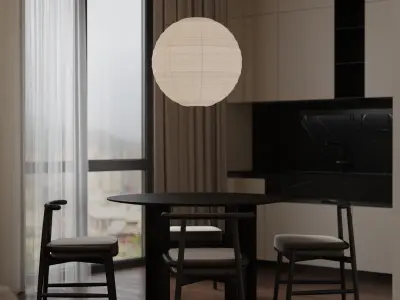 Living room 3D model 14