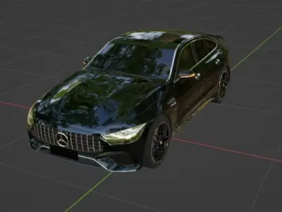 Mercedes Gt63 Amg 3D model