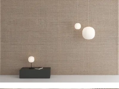 Decorative wall panel set 78 3D model