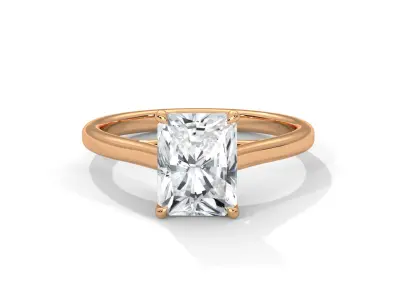 solitaire ring with detail images and 360 render videos 108 3D print model