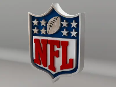 NFL Logo 3D model