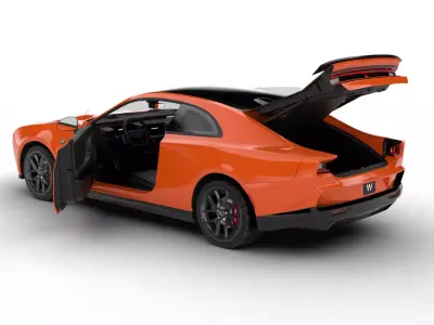 Dodge Charger Daytona 2024 HQ 3d model 3D model