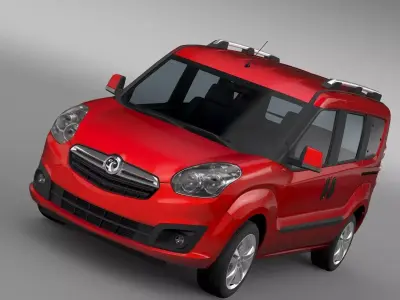 Vauxhall Combo Tour H1L1 2015 3D model