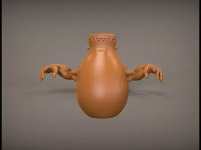 Frankenstein egg 3D print model