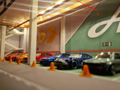 Garage Diorama 1 64 3D print model