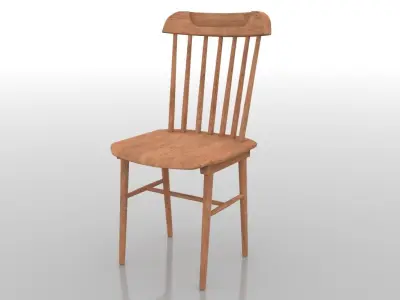 Wooden Chair 3D model