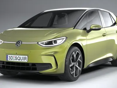 Volkswagen ID3 Pro S 2024 3D model