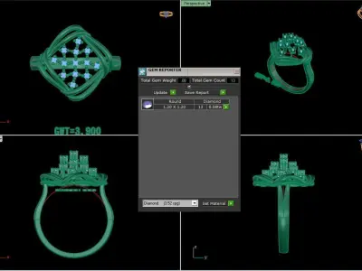 FASION  RING 3D model order