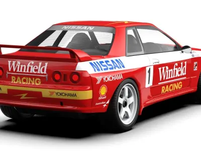 Nissan Skyline GTR R32 Winfield Racing 3D model