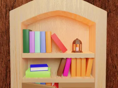 Tree stump Study Room  3D model