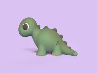 Little Dinosaur 3D print model