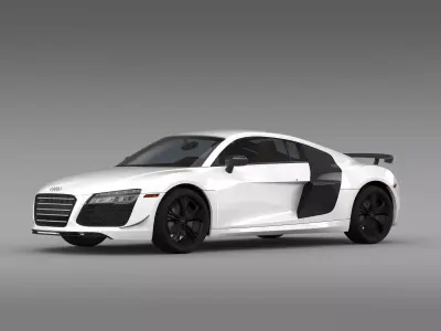 Audi R8 Competition 2015 3D model