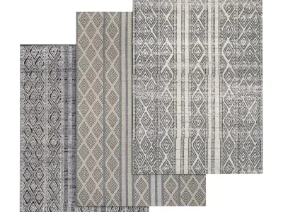 Rug Set 1298 3D model