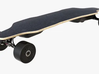 Skateboard electric 01 3D model