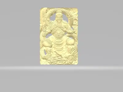 Guan Yu Pendant 3D print model