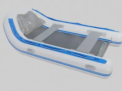 inflatable boat 3D model
