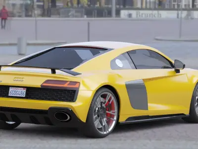 Audi R8 2019 3D model