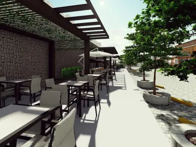 Rest Area Design - Baruharjo 3D model