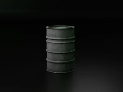 radioactive barrel Free 3D model