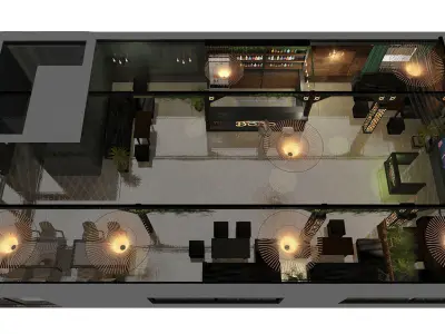 Boho club Free 3D model