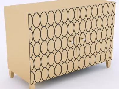 Roberto Ventura ELLISSE4 sideboard 3D model