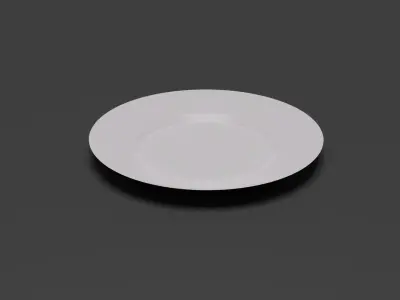 Plate White 3D model