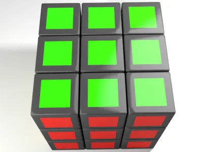 Toys - Rubiks Cube 3D model