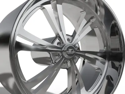 BILLET SPECIALATIES SLG56 - SWEEP 6 WHEEL  3D print model