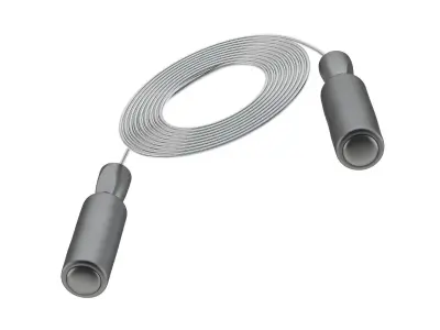 Adjustable Steel Wire Jump Rope 3D model