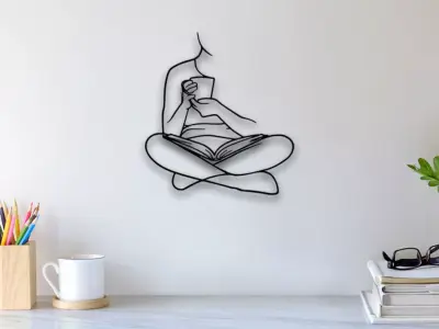 Coffee Time Wall Art 3D print model